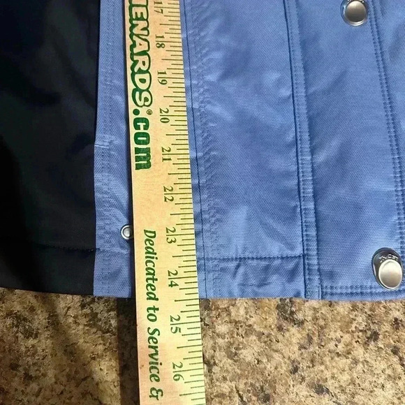 Spyder XTL 10,000 Ski Snowboarding Jacket Thinsulate Lite Loft Blue Black Size 8 - Picture 14 of 16